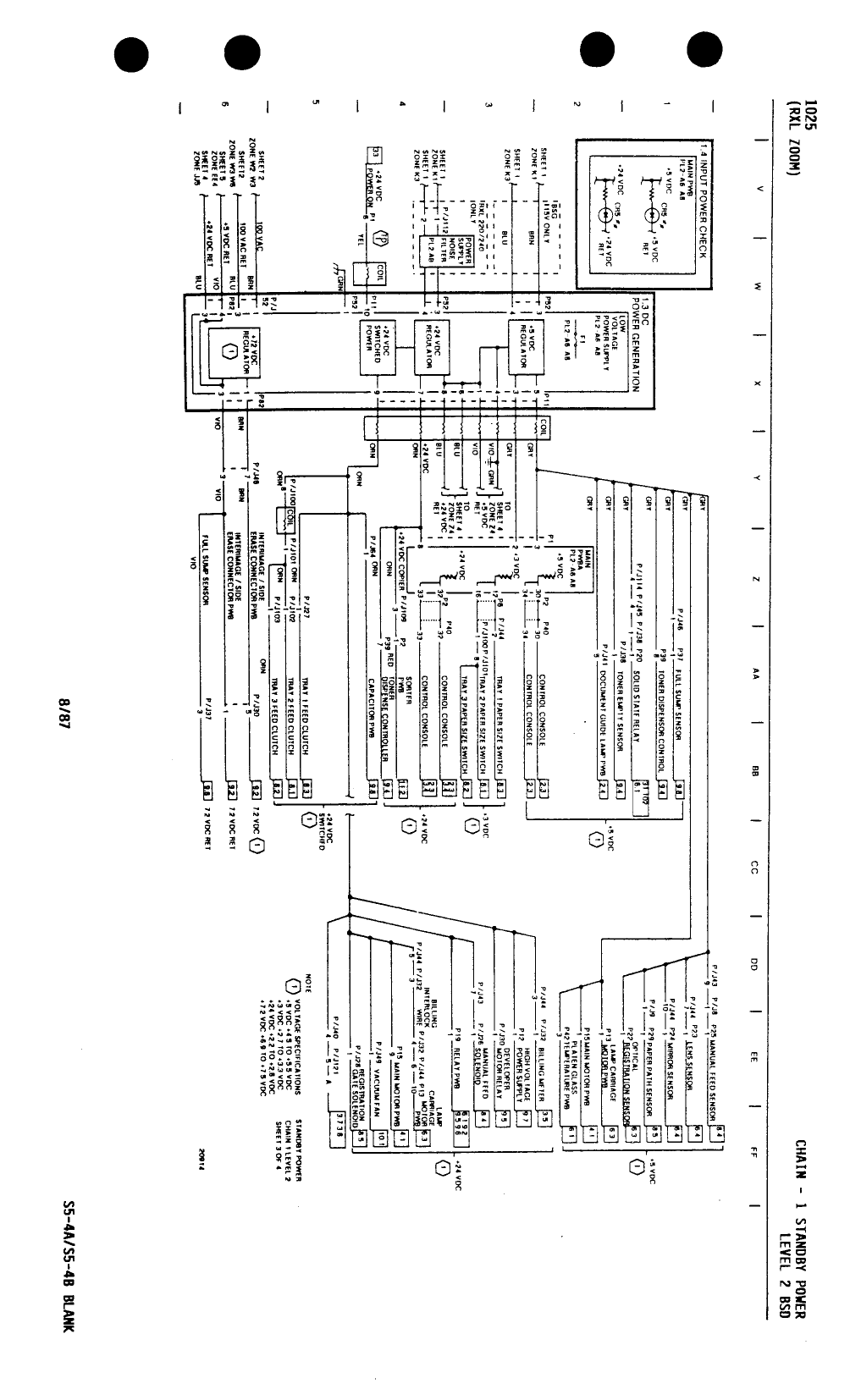 Xerox Copier 1025 Parts List and Service Manual-6